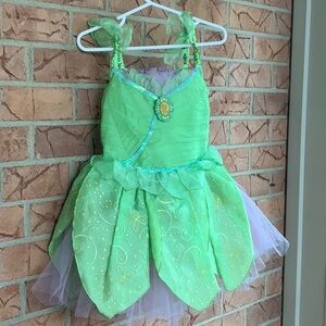 LIKE NEW!!!  DISNEY STORE Tinker Bell Costume Size 4.
